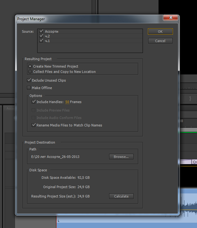 Adobe Premiere Project Manager Unknown Error 39 makesenior