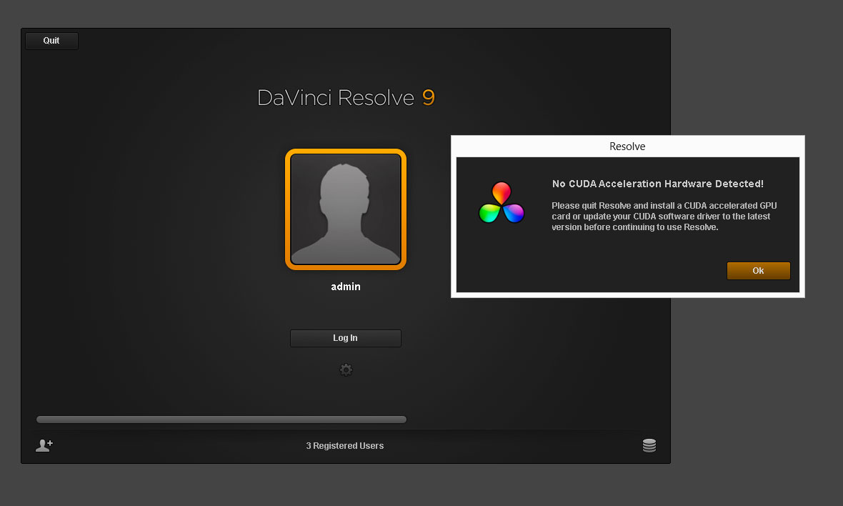 Davinci Resolve Cuda Driver