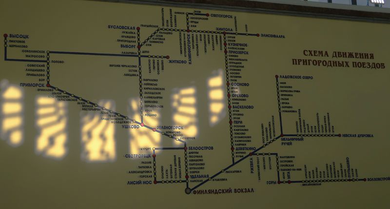 Расписание электричек с ладожского вокзала на волховстрой. Схема поездов от Финляндского вокзала.