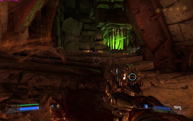 Doom заберите горнило пройти через ядро титанов