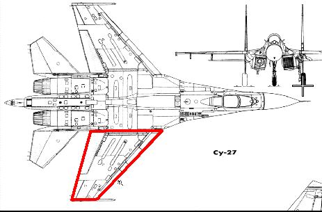 Крыло су 27 чертеж