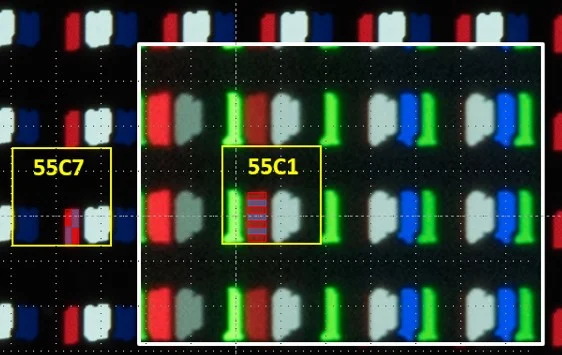 Остаточное изображение oled