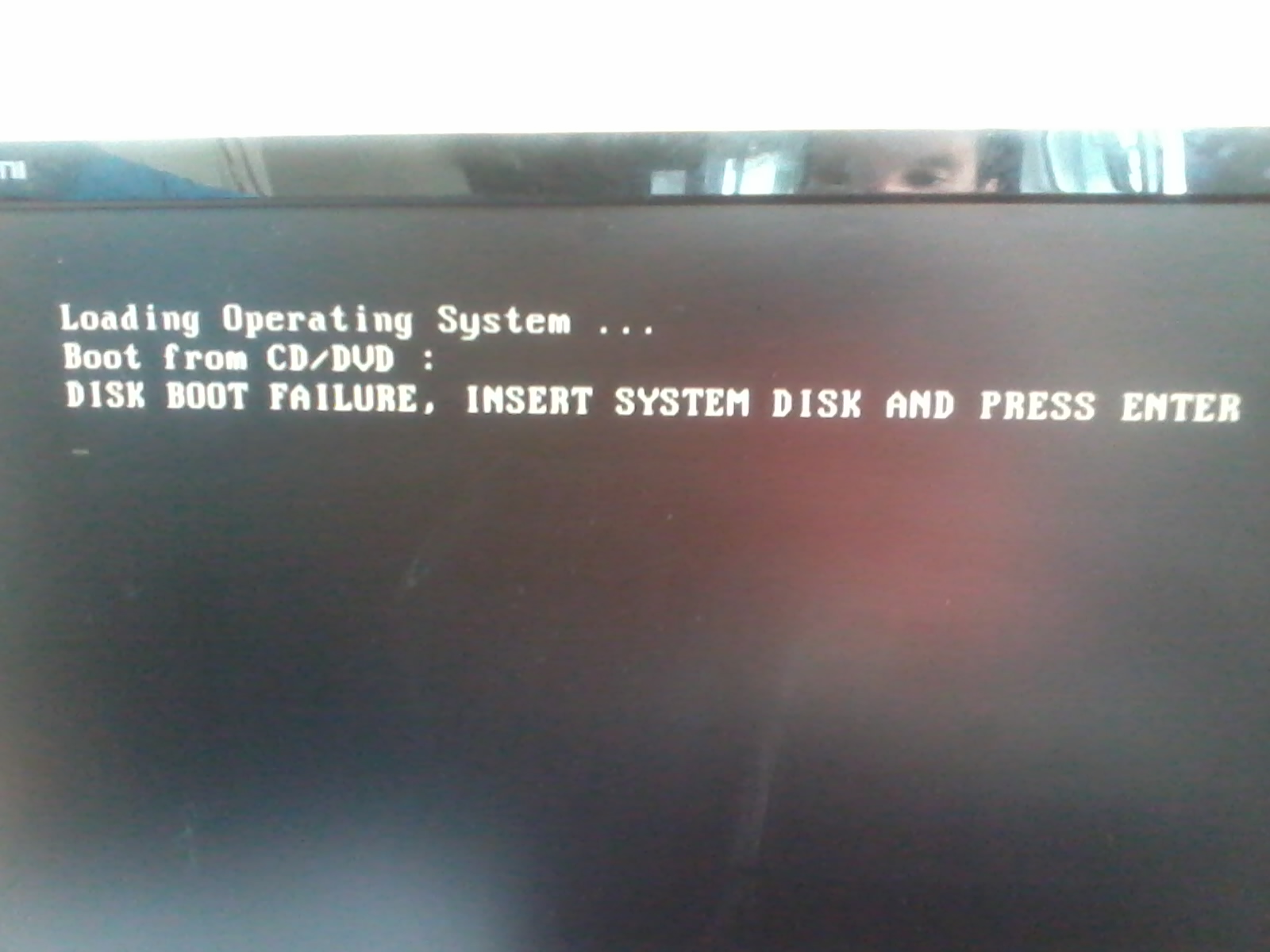 Disk Boot Failure Insert System Disk Window 7 Posle Sbrosa